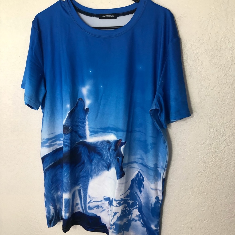 2 BRIGHT COLORED PRINT T SHIRT FIT